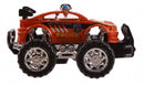 bigwheel politieauto 13 cm oranje