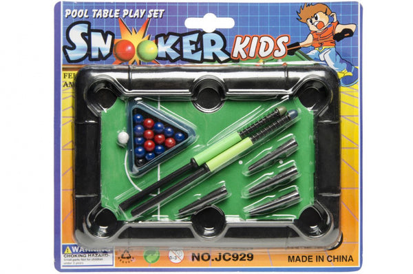 biljartspel snooker xs junior 19 x 21,5 cm zwart