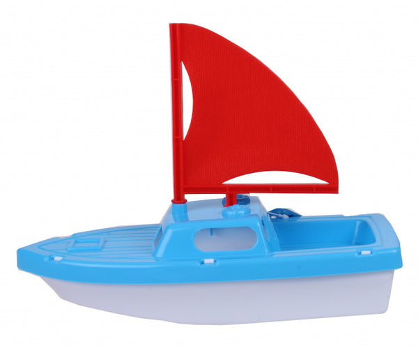 boot junior 29 cm blauw/rood
