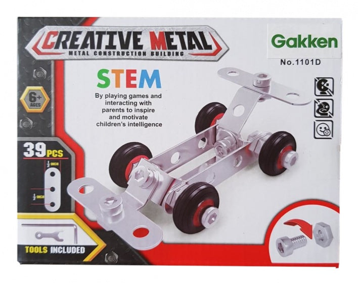 bouwpakket Creative Metal 7,3 cm 39-delig raceauto