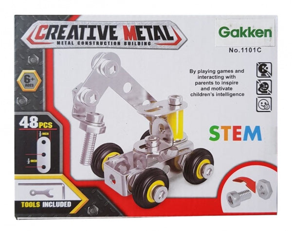 bouwpakket Creative Metal 4,9 cm 48-delig graafmachine