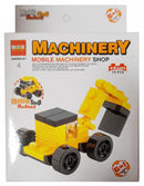 bouwpakket Machinery Shop jongens zwart/geel 19-delig