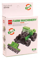 bouwpakket shovel 9 x 10 cm 23-delig groen