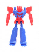 bouwset mini Robot blauw/rood 3 cm
