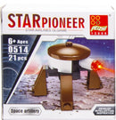 bouwset ruimtewereld bruin 21-delig