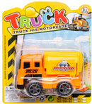 bouwvoertuig 10 cm oranje tankwagen