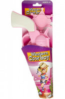cowgirl sherrifset roze 2-delig 14 cm