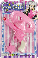 verkleedset cowgirl roze 3-delig