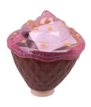 cupcake Prinses 10 cm meisjes bruin