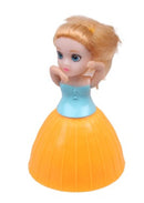 cupcake Prinses 10 cm meisjes oranje