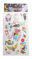 tattoovel cupcake junior 17 x 8 cm papier