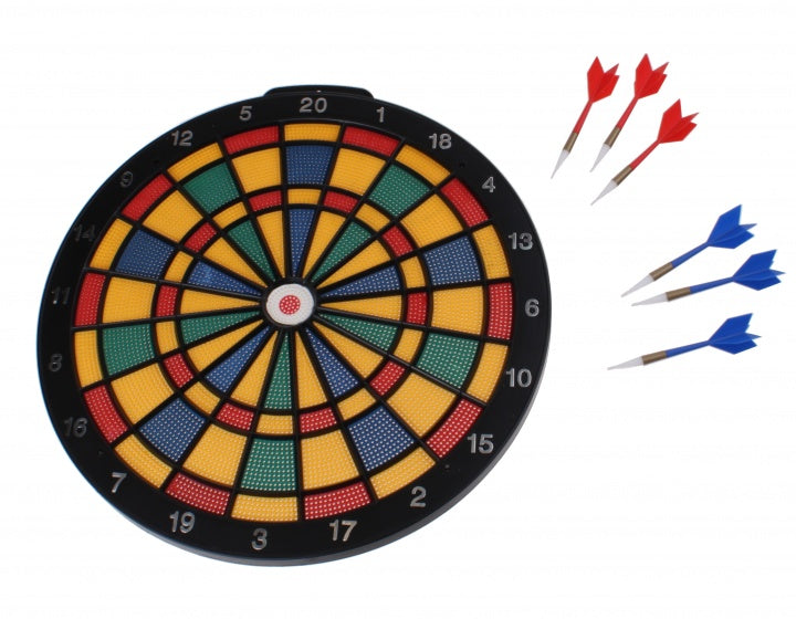 Safety kinderdartbord 40cm+6 darts 5116