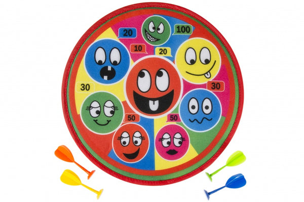 Dartspel Lachende Gezichten
