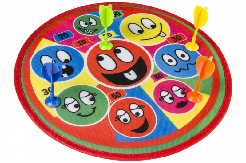 Dartspel Lachende Gezichten