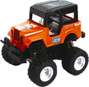die-cast truck opwindmechanisme 7 cm oranje