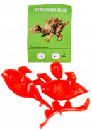 dinopuzzel jongens 5 x 6 cm rood 3-delig