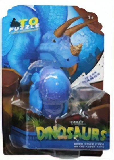 dinosaurus 8x5 cm blauw
