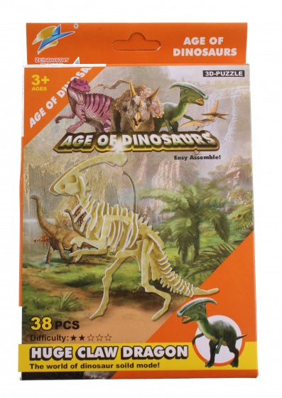 3D-puzzel dinosaurus Huge Claw Dragon 38-delig