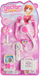 doktersset Girl 5-delig wit/roze