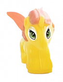 eenhoorn 3 cm geel 4-delig