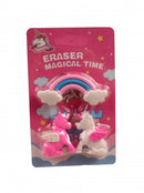 eenhoorn gum Magical Time roze/wit 3 stuks