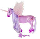 eenhoorn meisjes 16 cm paars 2-delig