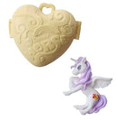 eenhoorn Pocket Unicorn meisjes 7,5 cm geel 2-delig