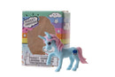 eenhoorn Pocket Unicorn meisjes 7 cm blauw/wolkje