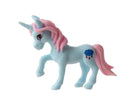 eenhoorn Pocket Unicorn meisjes 7 cm blauw/wolkje