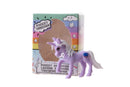 eenhoorn Pocket Unicorn meisjes 7 cm paars/wolkje