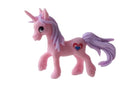 eenhoorn Pocket Unicorn meisjes 7 cm roze/hartje