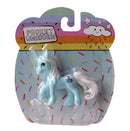 eenhoorn Pocket Unicorn meisjes blauw/hartje
