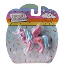 eenhoorn Pocket Unicorn meisjes roze/slotje