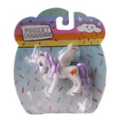 eenhoorn Pocket Unicorn meisjes wit/slotje