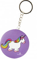 sleutelhanger Eenhoorn meisjes 5,8 cm paars