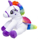 eenhoornknuffel Rainbow meisjes 19 cm pluche wit