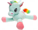 eenhoornknuffel regenboog groen 23 cm