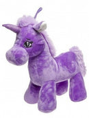 Knuffel eenhoorn paars 23 cm