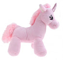 Knuffel eenhoorn roze 23 cm