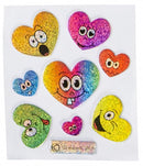 emojistickervel hartjes junior 11,5 x 7 cm
