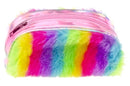 etui Glitter regenboog roze