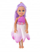 pop Bloemenmeisje paars 15 cm