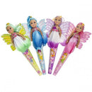 pop Bloemenmeisje paars 15 cm