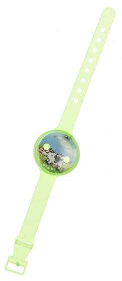 geduldspel doolhof horloge 17 x 3 cm groen
