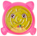 behendigheidsspel doolhof junior 7,5 cm roze