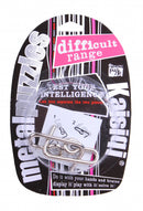 geduldspel metaalpuzzel junior 13,5 cm roze