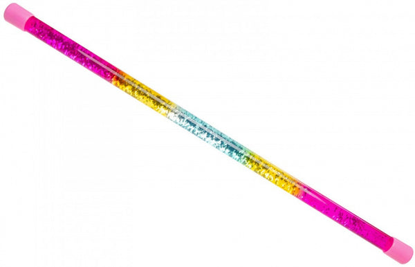 glitterstaf regenboog meisjes 45 cm