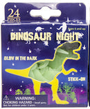 muurstickers Dino glow-in-the-dark 9 cm groen 24-stuks