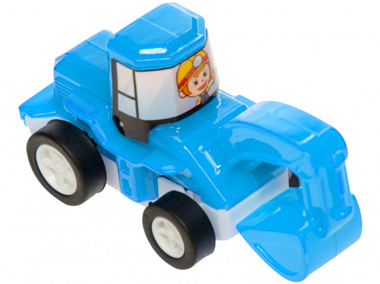 graafmachine jongens 6,5 cm blauw