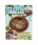 graafset Sloth bruin